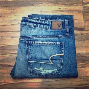 American Eagle jeans.